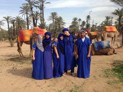 Discovering the Palm Grove by camel