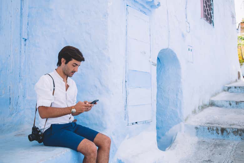 Text friends from Chefchaouen