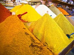 Shopping in Marrakech, spices