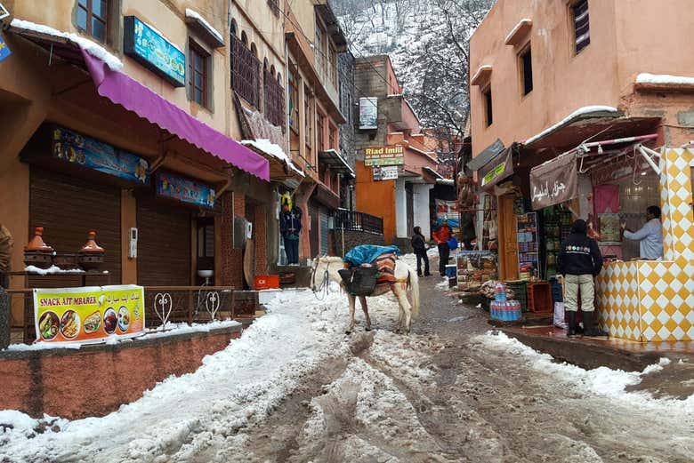 Imlil, a Moroccan village in the Atlas Mountains
