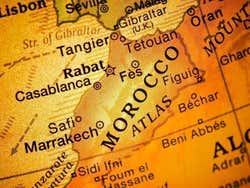 Map of Morrocco