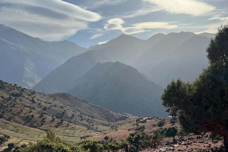 Take in the views of the Atlas Mountains