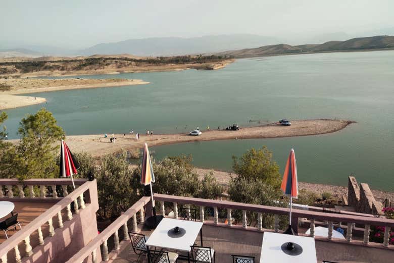 Admire the views surrounding the lake