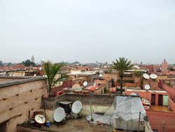 El Badi Palace, views from the Walls