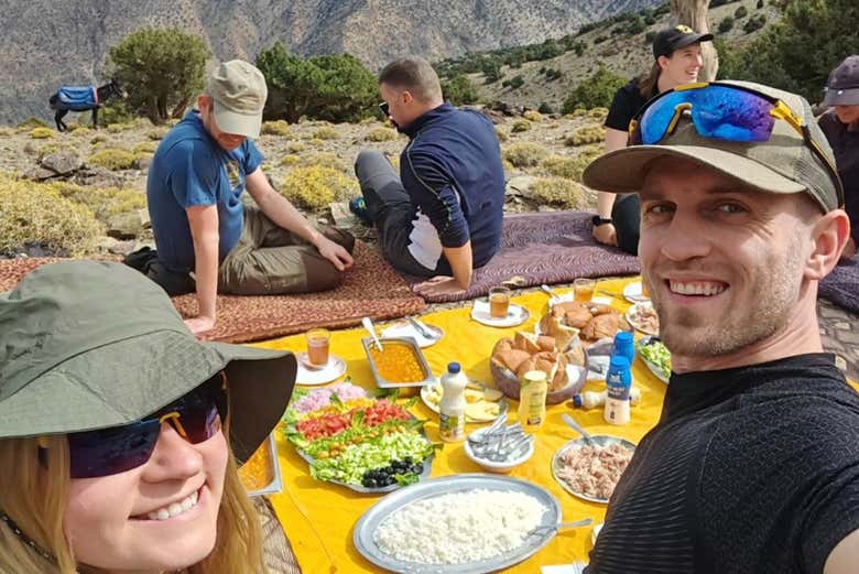 Enjoy a picnic along the route