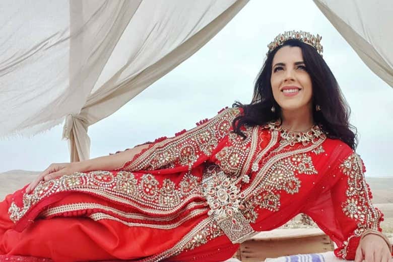 Dressed in traditional clothes