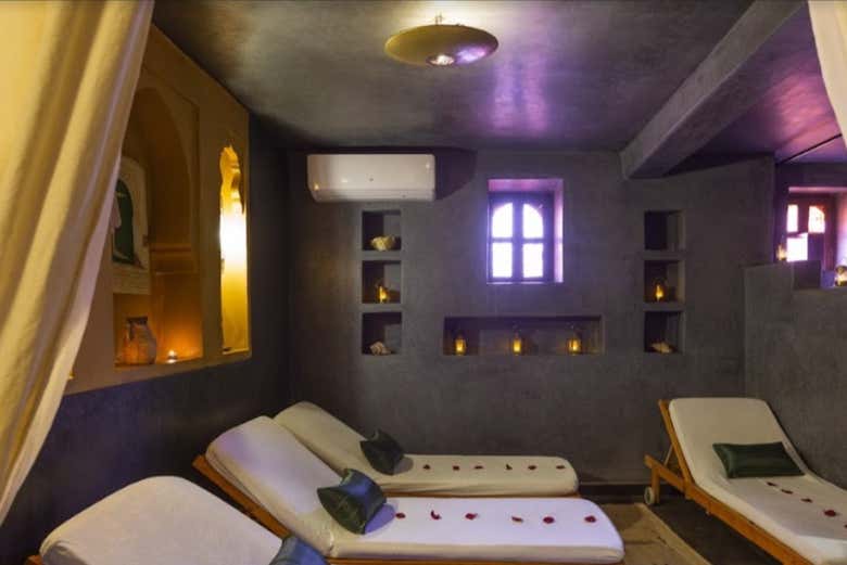 Enjoy a bath or a massage